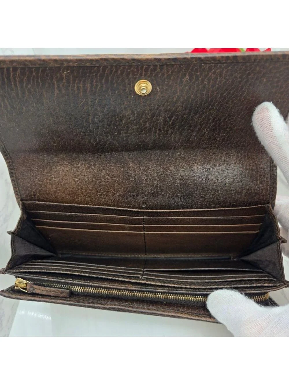 Gucci Wallet Horsebit Diamante - Picture 12 of 15